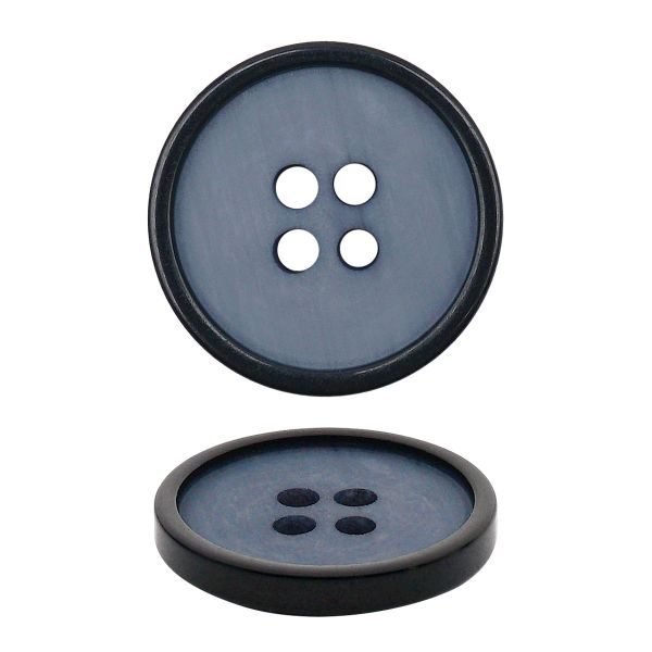 Пуговица 4 прокола 28L=18 мм, Gray, серый, NE158, 36 шт