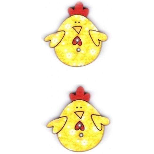 Украшения декоративные пуговицы Aurora, 1 шт, AU-B4827