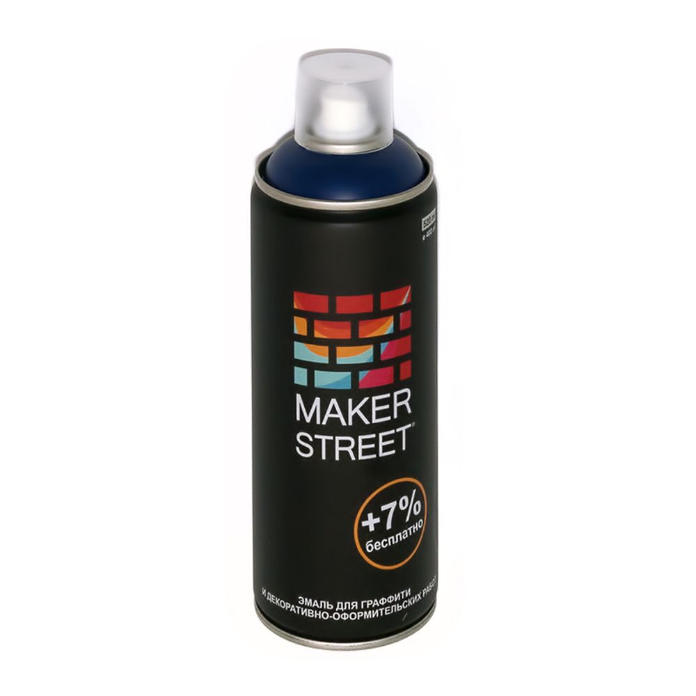 Эмаль для граффити 400 мл, 503 т.синий, Makerstreet MS400