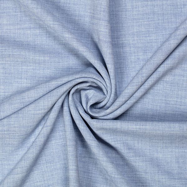 Ткань костюмная 220 г/м², 150х148±2 см, 10 голубой меланж/blue melange, Gamma SUTF-006N