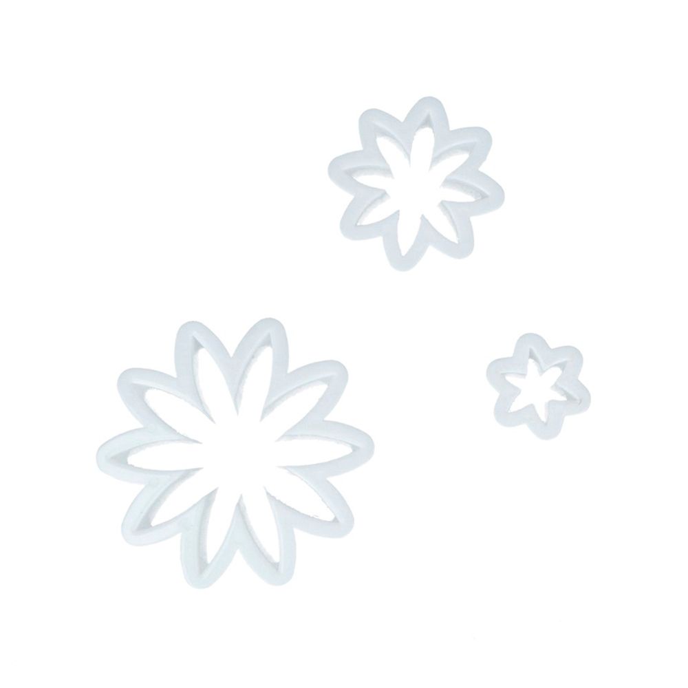 Вырубка кондитерская цветок Ромашка/Гербера, 3 шт, S-Chief SHF-0022