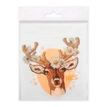 Термотрансфер M №02, 1 шт, M-212 олень 16х16 см, Gamma "M" №02