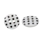 Пуговицы детские Горошек 28L (009 бело-черный) Q7125-FSS, 72 шт