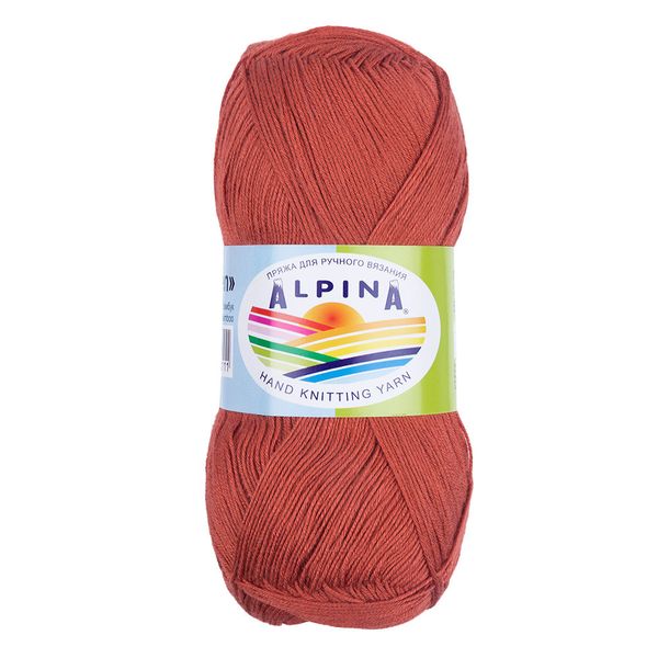 Пряжа Alpina Viven / уп.10 мот. по 50г, 405м, 18 т.рыжий