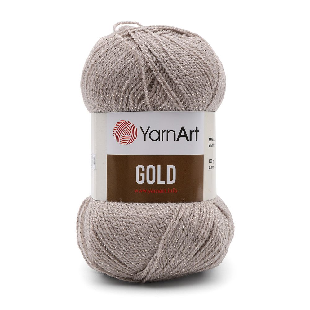 Пряжа YarnArt (ЯрнАрт) Gold / уп.5 мот. по 100 г, 400м, 9857 бежевый /TOS/