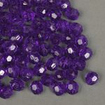 Бусины акрил ⌀10 мм, MG.3241-07, цв.07 фиолетовый, уп.500 г, Magic4Hobby
