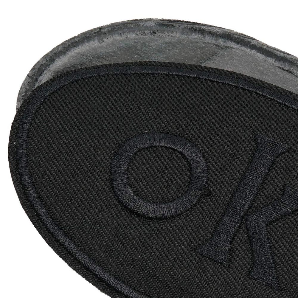 Термоаппликация овал OK 92х60мм (Black (черный)), 2 шт, LA560