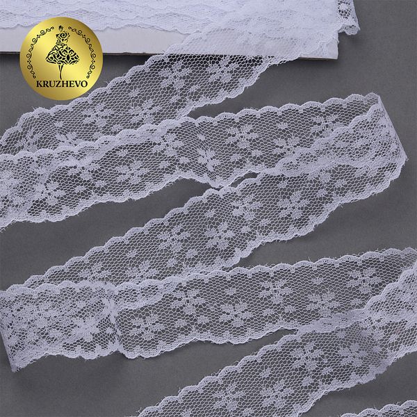 Кружево стрейч (эластичное) 30 мм / 5 метров, TBY.L839, цв.F139 коралловый, Kruzhevo