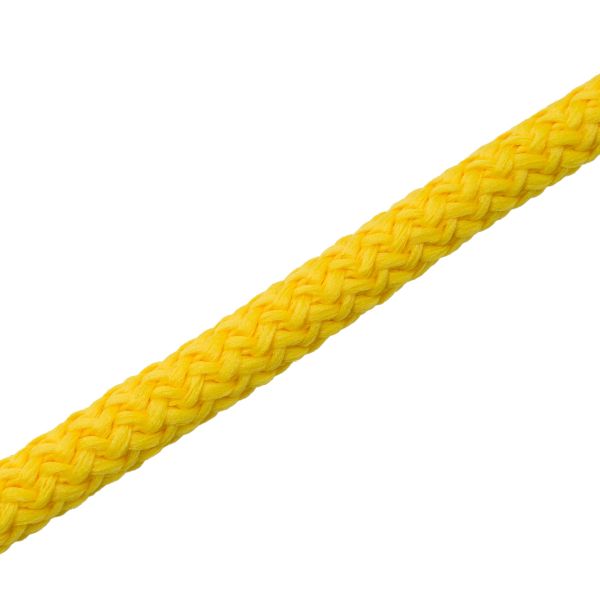 Шнур отделочный ⌀7.0 мм / 100м (хлопок 21%, полиэстер 79%) (желтый), Р5286