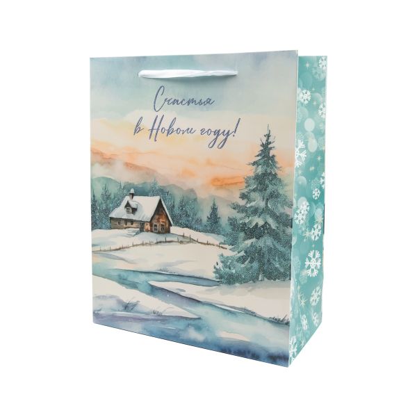 Пакет подарочный 210 г/м², 26х32х12 см, 12 шт, 01, Stilerra NHYM