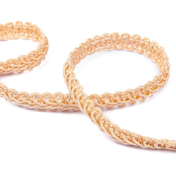 Тесьма декоративная Gamma Булет GBL-15 13 мм, 33 м,±0.5 м, 071 св.кремовый