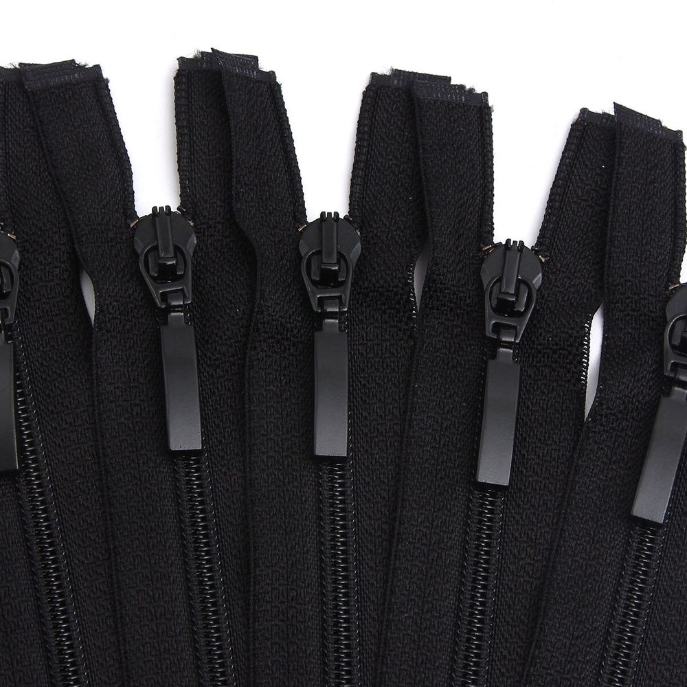 Молния спираль (витая) Arta Т5 (5 мм) 1 зам., разъем., 75 см, цв. 580 черный, уп.5 шт