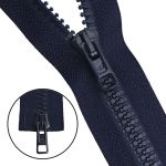 Молния трактор Arta Т6 (6 мм) 2 зам., разъем., 100 см, цв. 044 т.синий, уп.5 шт