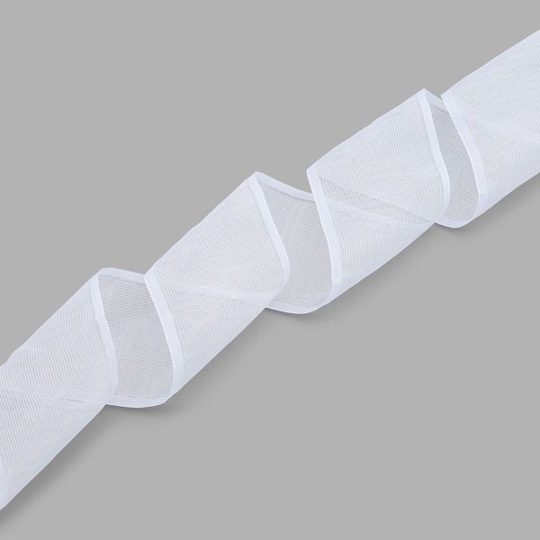 Лента для бантов (капрон) _8 см, 25 м (белый) С3501