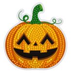 Кристальная (алмазная) мозаика Фрея ALVM-123, магнит, Тыквоголовый, 9х9.5 см