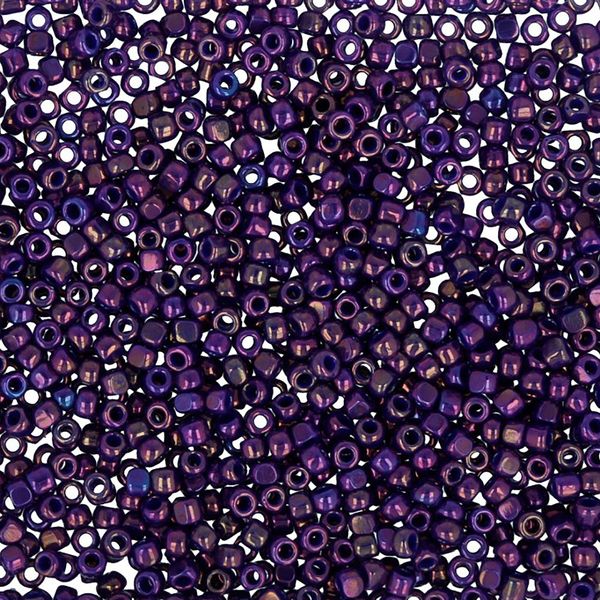 Бисер Toho 15/0 Charlotte 2 (1.7 мм), 25 г (5х5 г), 0461 т.сиреневый/металлик