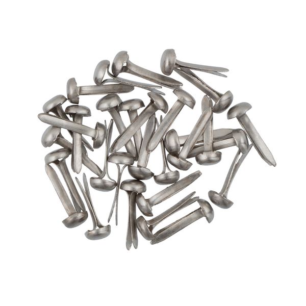 Набор брадсов 4.5х12 мм, 30 шт, 02 серебро (матовое), Mr.Painter BRD08