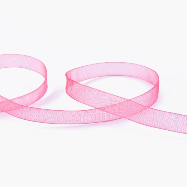 Лента капроновая (органза) 10.0 мм / 5 шт по 5.4 метра, 119 коралловый, Blitz OR-10