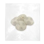 Пуговицы на ножке пальтовые 68L=43 мм, со стразом (пластик) 676415 (опал), 4 шт