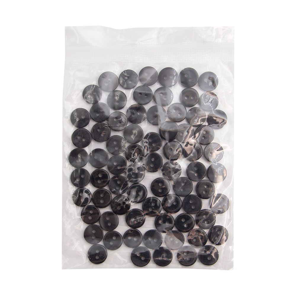 Пуговицы 2 прокола 18L (Black (черный)), CX-K-25, 144 шт