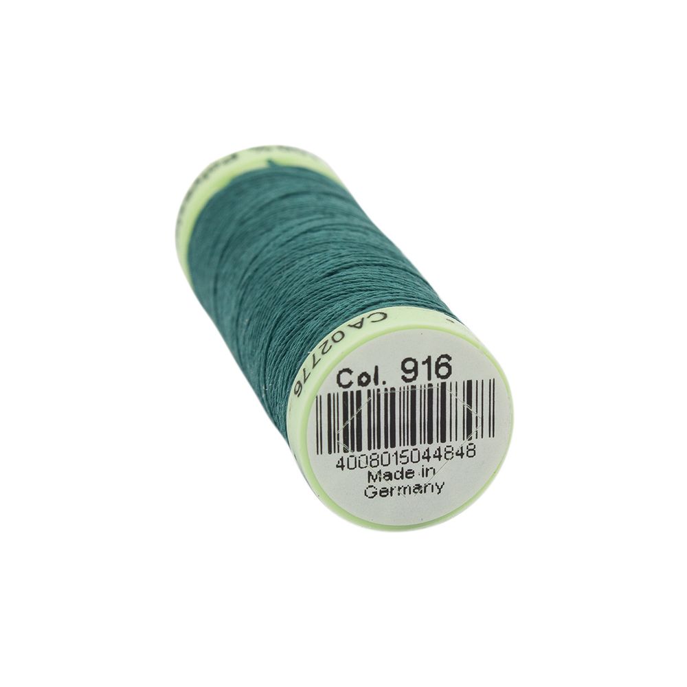 Нитки отделочные Gutermann Top Stitch, 30м, 916 галапагосский зеленый, 5 катушек