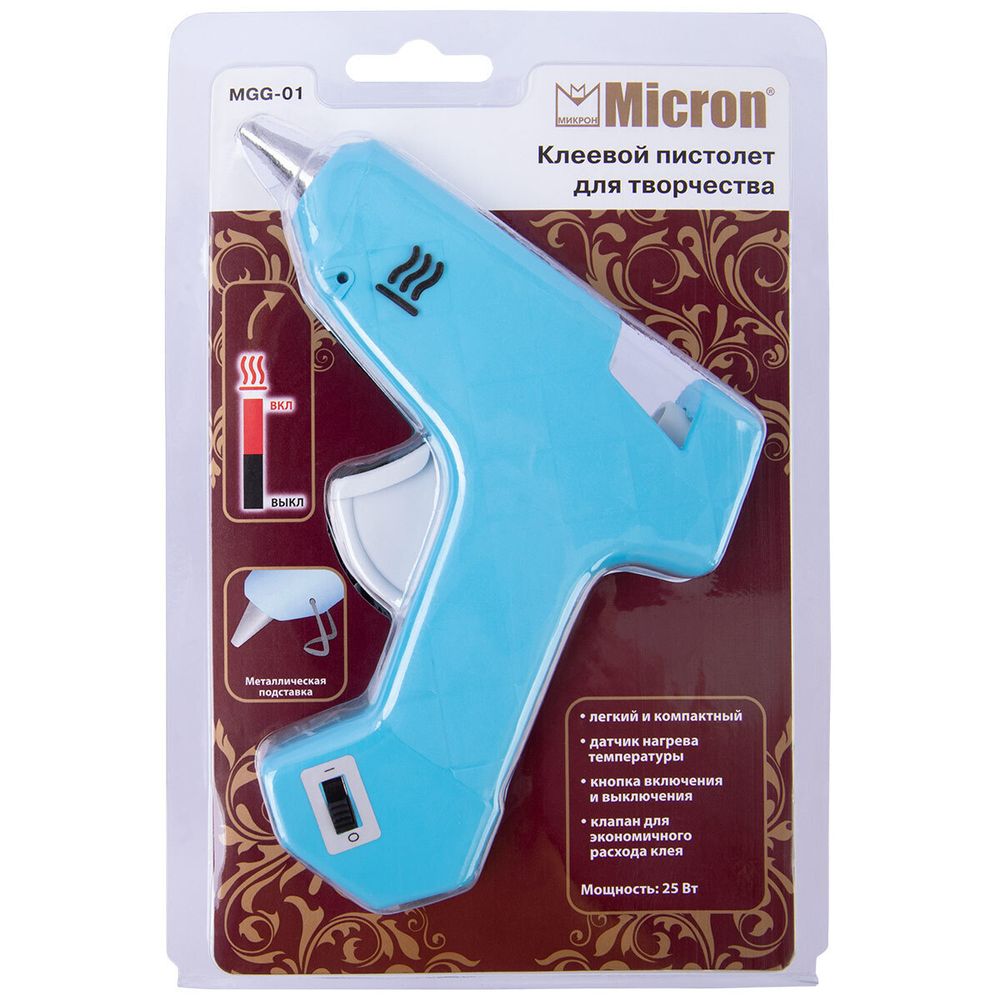 Пистолет клеевой малый ⌀7.2 мм, MGG-01, Micron