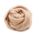 Шерсть для валяния Троицкая п/тонкая 1х100 г (до 29 мкр), 431 бежевый меланж