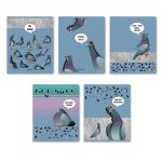 Тетрадь ученическая общая, A5+ 48 л. на скобе 65 г/м², белизна 100%, 10 шт, клетка в термоусадочной пленке, 000725 Курлык!, Светоч 48ТЕТк-001