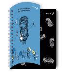 Тетрадь ученическая общая с двойной обложкой, (лицензия), A5 96 л. на гребне 65 г/м², белизна 100 %, 4 шт, клетка, 01208 Найти друга (Ёжик в тумане), Светоч Т117