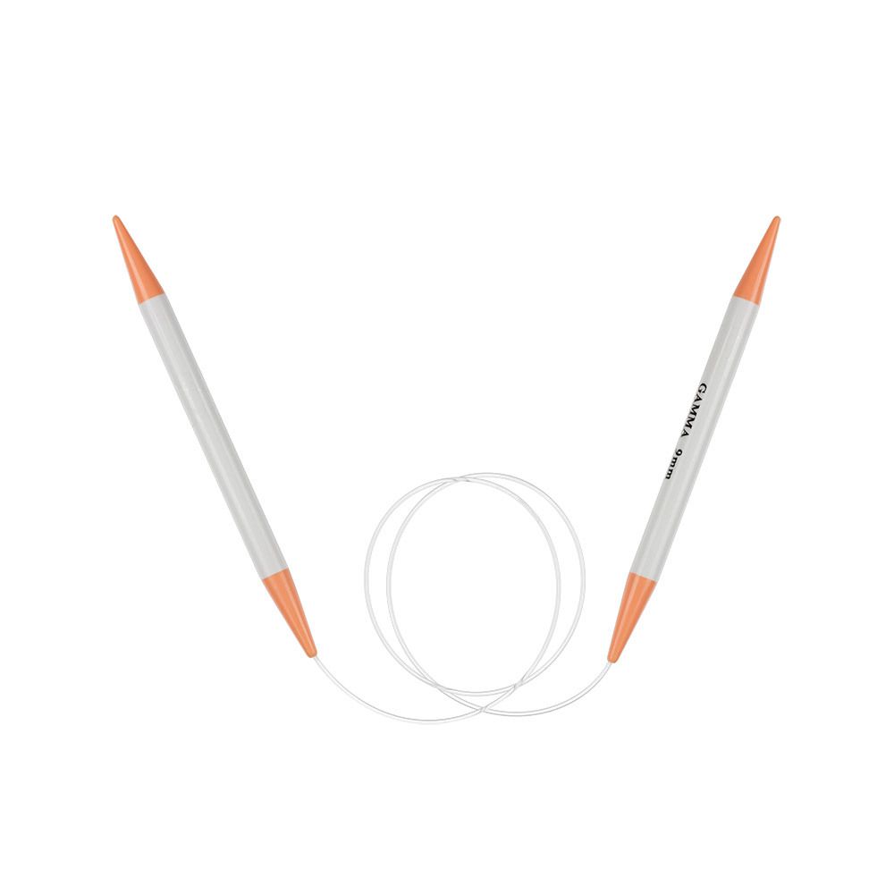 Спицы круговые пластик ⌀9,0 мм, 80 см, Gamma PKN1