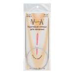 Спицы круговые сталь ⌀2.0 мм, 100 см, 1 шт, с металлической леской, Visantia VTS-1