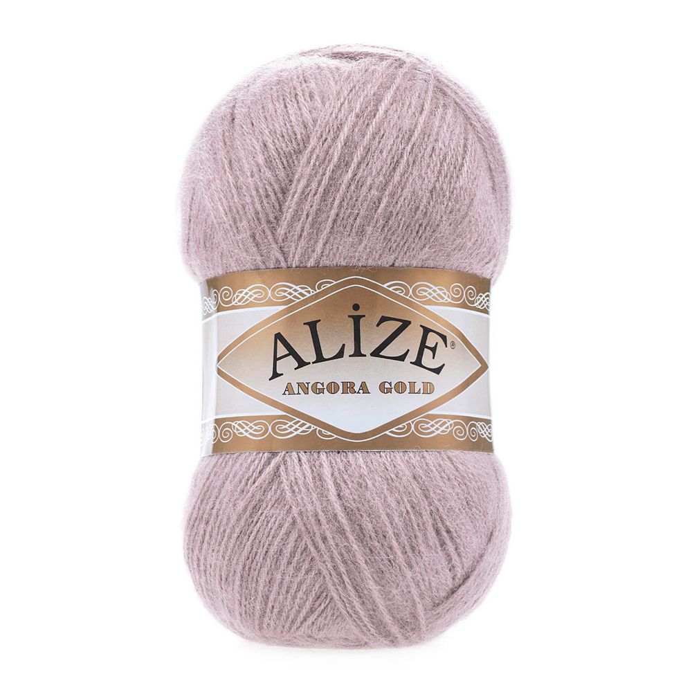 Пряжа Alize (Ализе) Angora Gold / уп.5 мот. по 100 г, 550м, 163 серая роза A