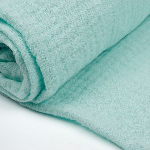 Муслин 125 г/м², 130 см / 2 метра, TBY.Mus.24723.30.2, цв.30 мята
