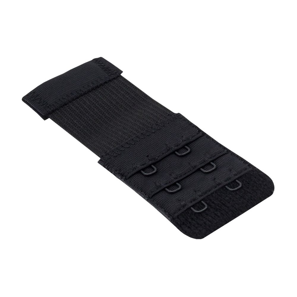 Удлинитель застежки для бюстгальтера 3*2, 32 мм, черный, 1 шт, Pony, 73303