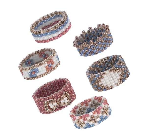 Набор для бисероплетения 11-013 Колечки. Мозаика, 1.3 см, Klart 11-013