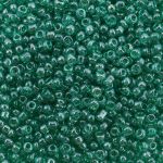 Бисер Astra&Craft 11/0 (2.1 мм), 200 г (10х20 г), цв. 123А т. зеленый/прозрачный, глянцевый