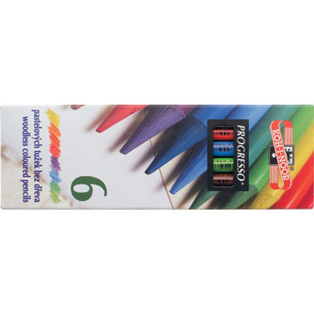 Набор цветных карандашей в лаке без дерева 6 цв, 8755006007PZ, KOH-I-NOOR