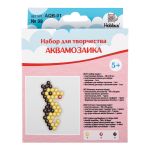 Набор для творчества Аквамозаика №09 Морской конек, 15х15х3.5 см, 1 шт, Hobbius AQB-01