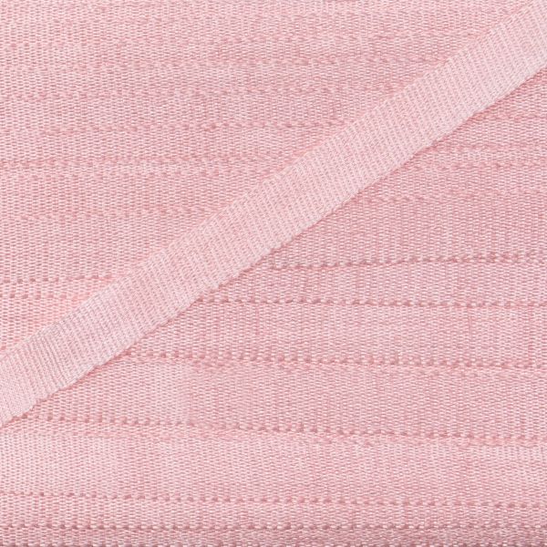 Лента (тесьма) шелковая 4.0 мм / 45.5±0.5 метров, №066 бл.розовый, Gamma SR-4