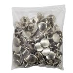 Часть кнопки Дельта (O-образная) ⌀15 мм (A-часть), 9/15 никель мет. кольц, 100 шт