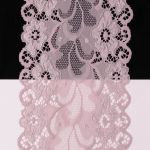 Кружево бельевое эластичное 150 мм / 13.72 м, цв. C344 пудровый