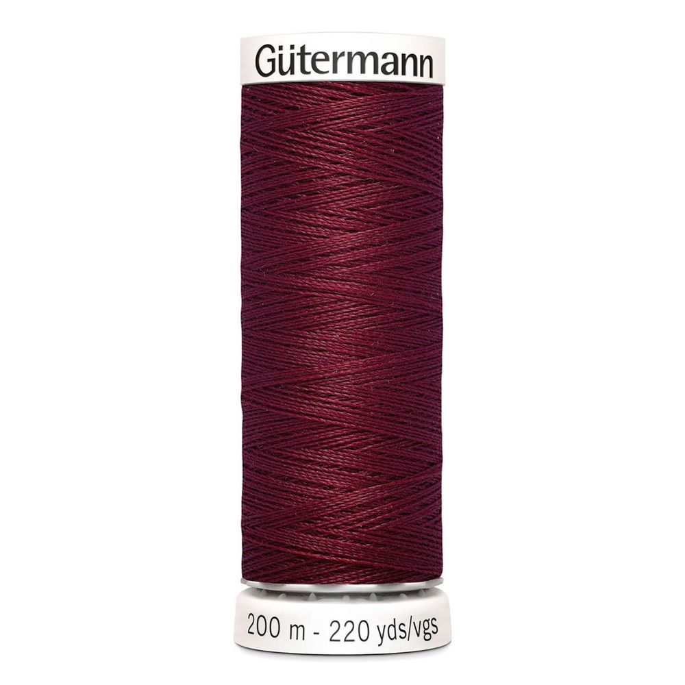 Нитки универсальные Gutermann Sew-all, 200м, 368 бордо