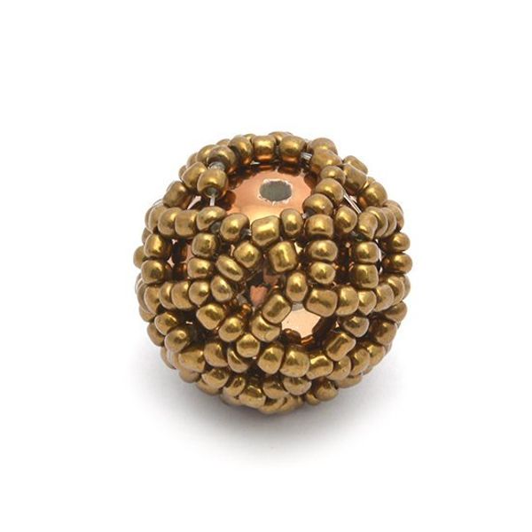 Бусины пластик ⌀22 мм, in ⌀2 мм, №1