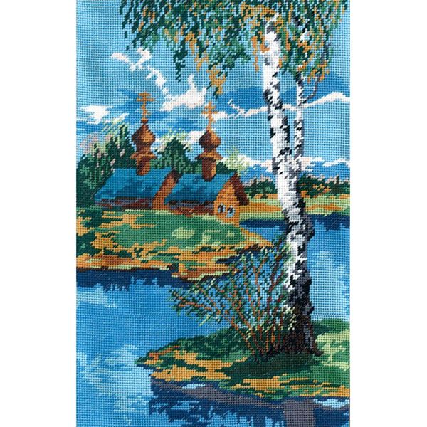 Набор для вышивания нитками РС Студия, Лето 28х18 см