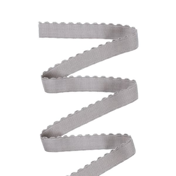 Резинка бельевая (отделочная) становая 12.0 мм / 25 метров, №006 серый, Blitz DT-15