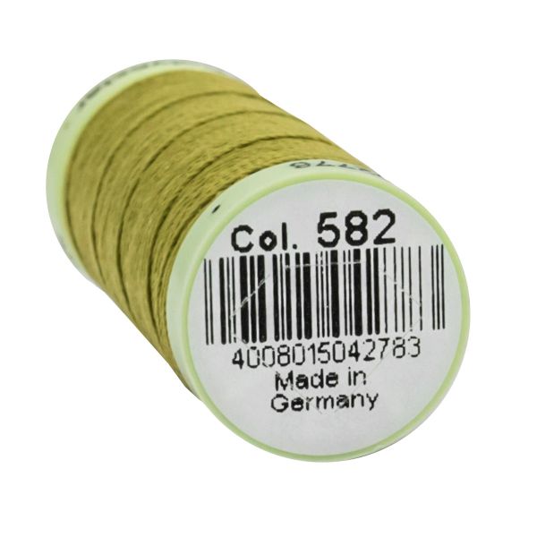 Нитки отделочные Gutermann Top Stitch, 30м, 582 зеленая горчица, 5 катушек