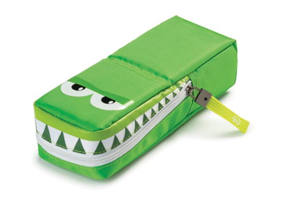 Пенал школьный Gnam 1 отделение на молнии, без наполнения 23280, 23280/04 (зеленый), Carioca