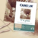 Альбом для графики C a Grain 250 г/м², A3 29.7х42 см, склейка с одной стороны 30 л, желтая охра, Canson С400110399