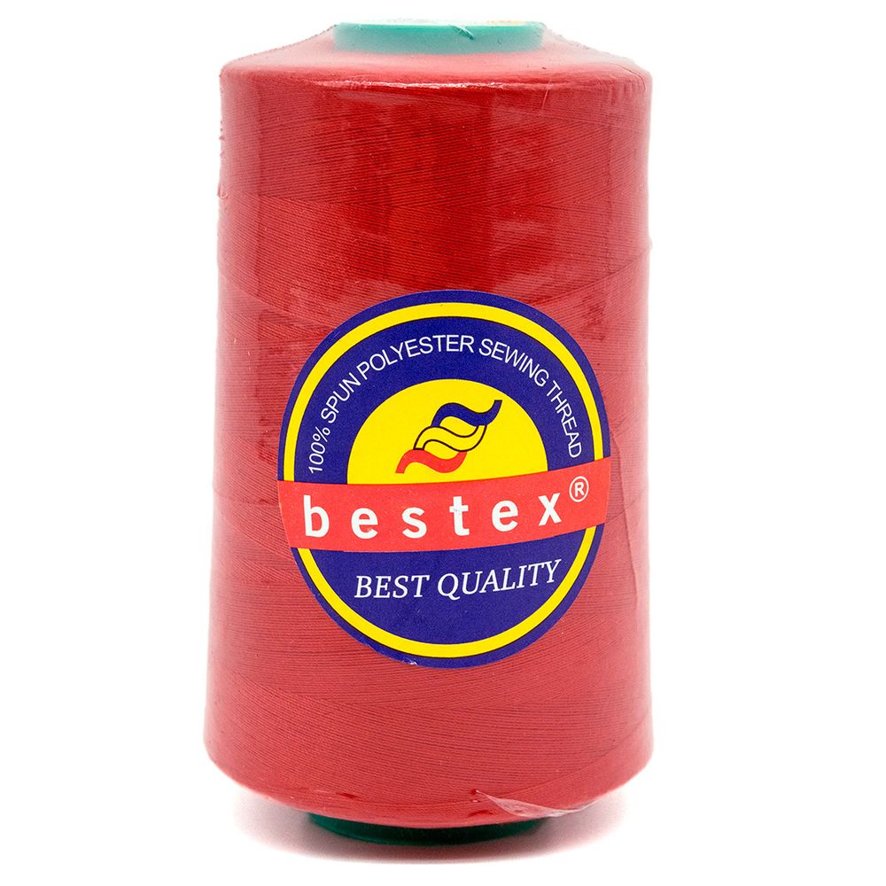 Нитки универсальные Bestex 40/2, 4570 м (5000 ярд) / 1 кат., 049 ярко-алый