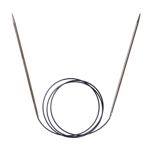 Спицы круговые ⌀3.0 мм, 100 см, 1 шт, серебристые, Prym 212126